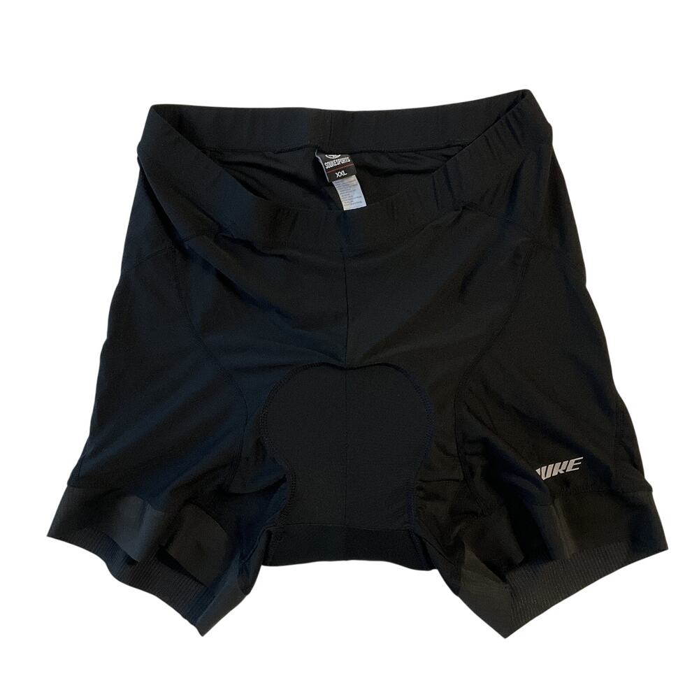 Souke Sports Men Activewear Shorts XXL Black Cycling Shorts Biker Logo 5" Inseam